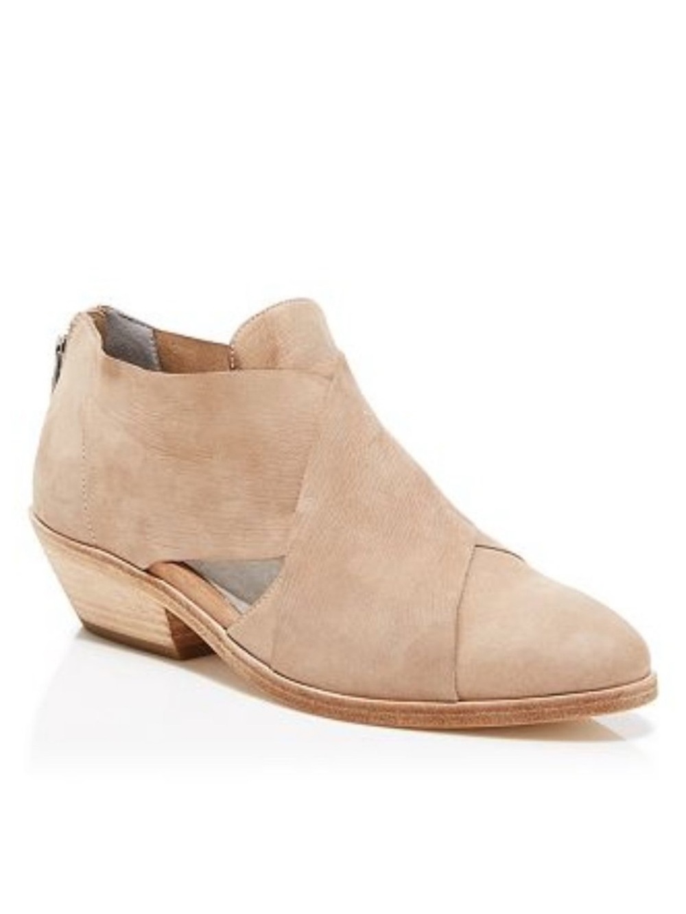 Eileen Fisher Cluster Cutout Ankle Bootie Leather